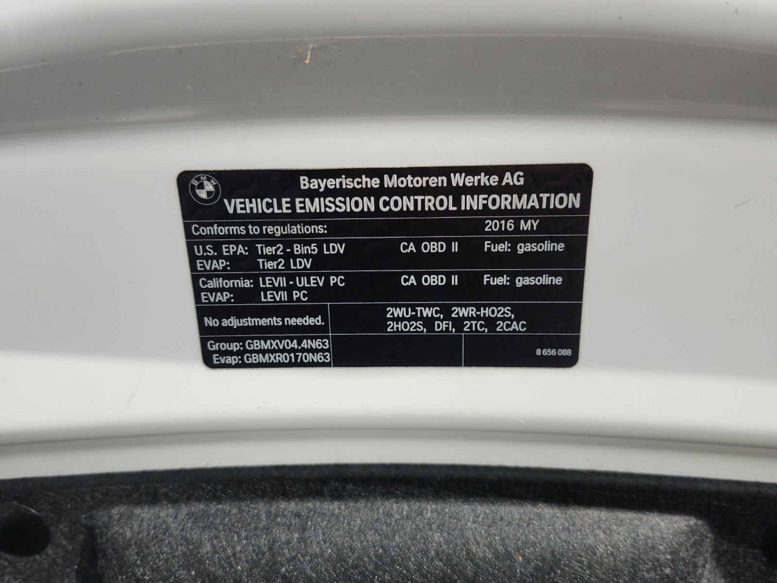 2016 BMW 7 SERIES 750I XDRIVE снимка 2016 BMW 7 SERIES 750I XDRIVE