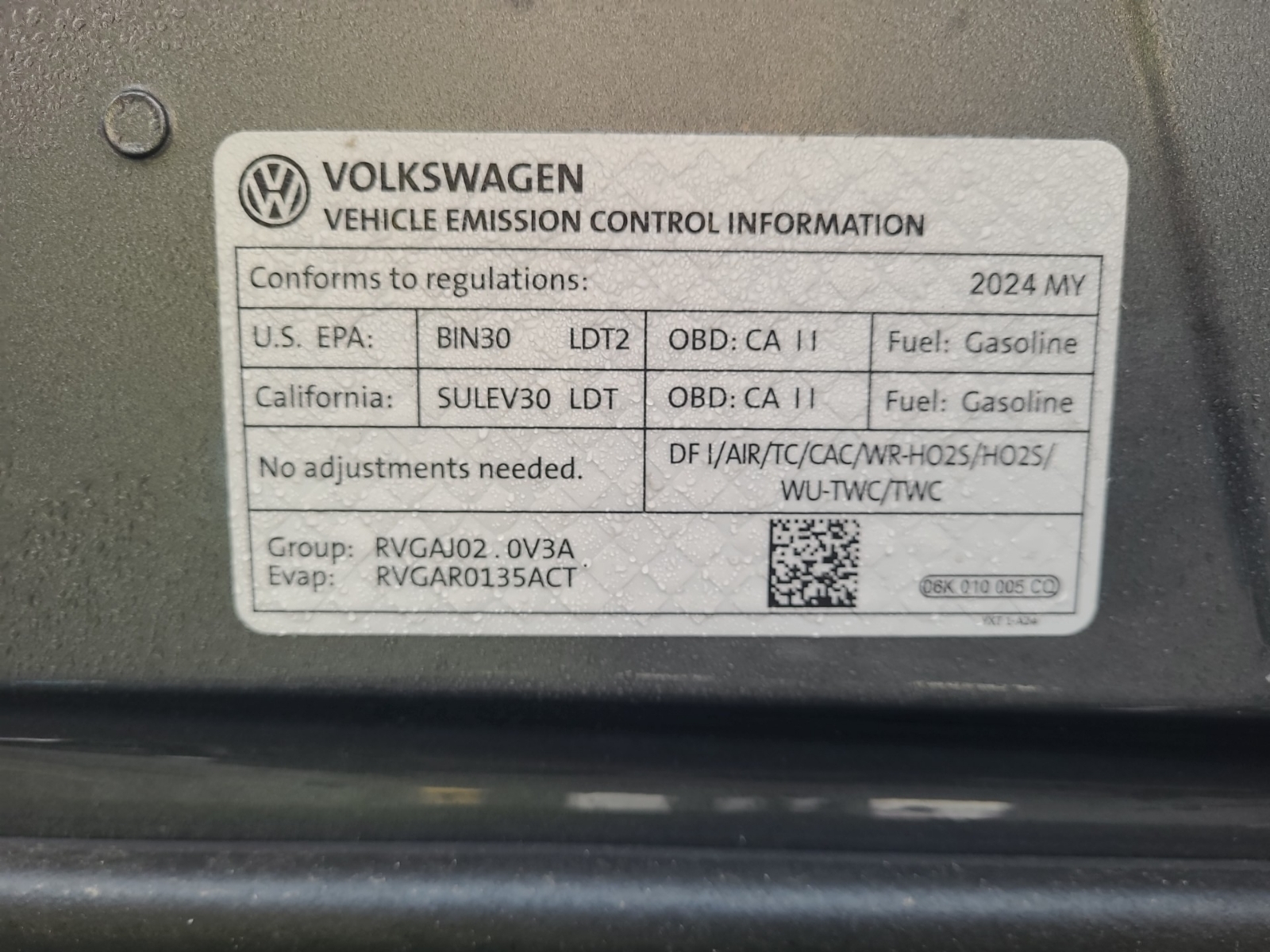 2024 VOLKSWAGEN TIGUAN COMFORTLINE R-LINE B снимка 2024 VOLKSWAGEN TIGUAN COMFORTLINE R-LINE B