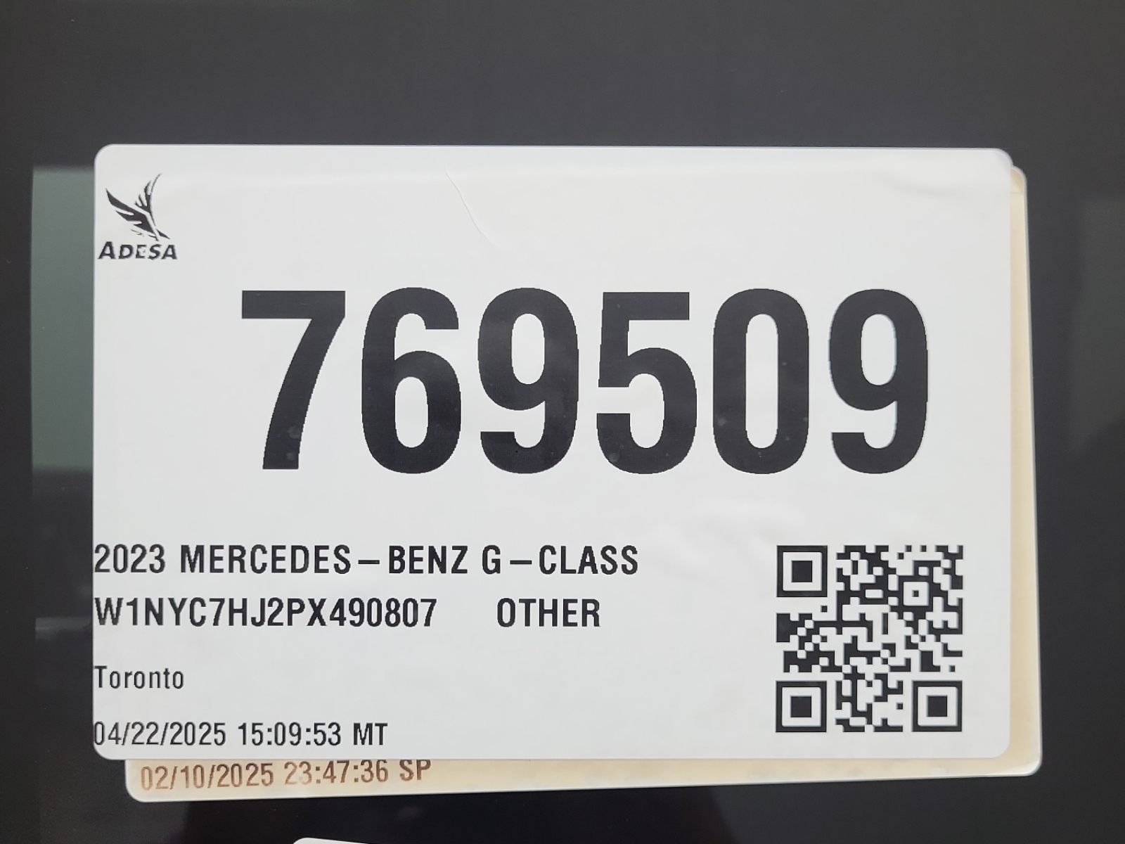 2023 MERCEDES-BENZ G-CLASS AMG G 63 снимка 2023 MERCEDES-BENZ G-CLASS AMG G 63